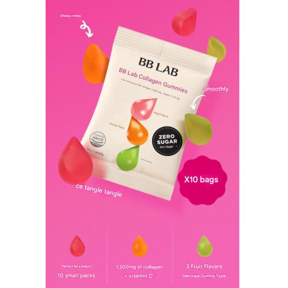 BB LAB Коллагеновые жевательные конфеты 18 г x 10 шт. (3 варианта)