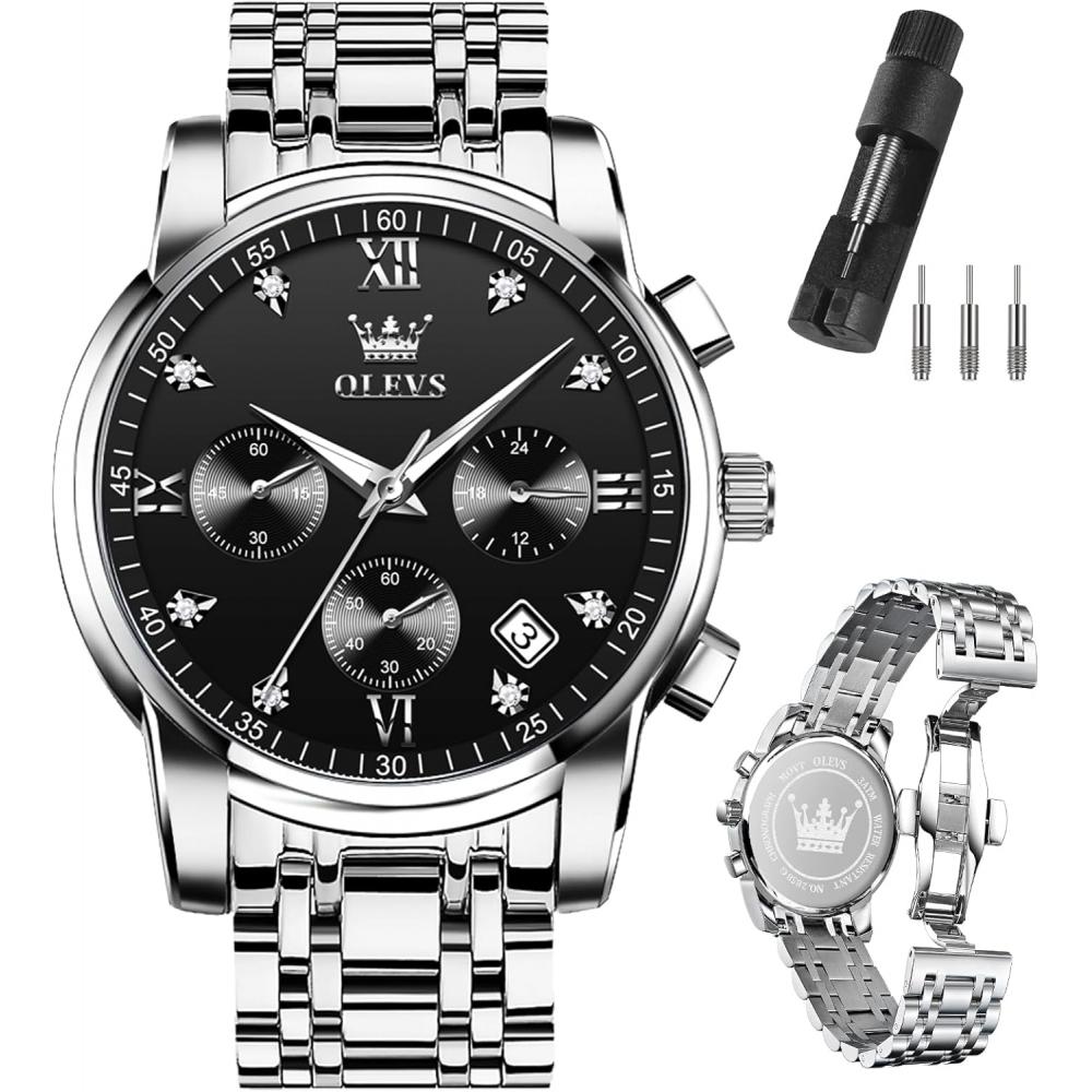 Iqiyi Men S Waterproof Quartz Analog buSineSS Watch Black Nk Xqiyi