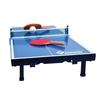 Set Mini Table Tennis - SCHILDKRÖT - Mini-table 68x33x9 Cm - 2 Mini-paddles PVC - ABS Ball - Net - Foldable Table