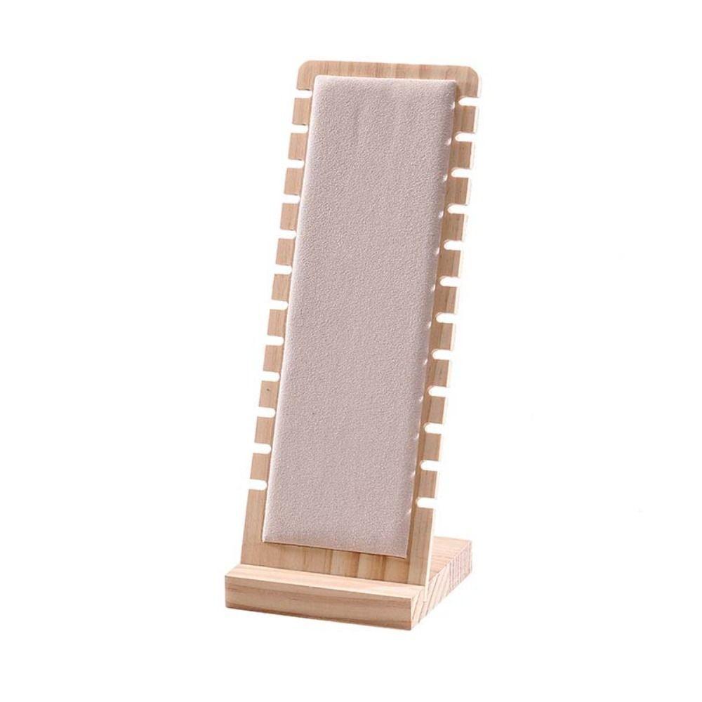 Bracelet Support Wooden Necklace Frame Large Capacity Jewelry Storage Rack  Home Decors