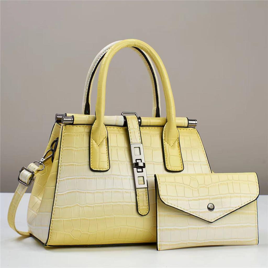 Gradient Ladies Combination Bag  Pretty Bag  Small Light Bag  Senior Pendular Texture  Travel Bag