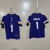 Kids Minnesota Vikings NFL Embroidered Jersey Cotton Blend Sportswear Football Fans