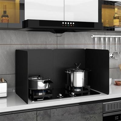 Черная печная масляная перегородка: Термостойкий, ветрозащитный и изолирующий кухонный аксессуар