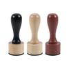 1PCS Wood Handle Blank Stamps with Sponge Heads Set for Scrapbooking Stamping Painting DIY Smudge  Brush Tool Accessories