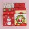 Party Supply Table Decor Santa Claus Printing Paper Napkin Christmas Decoration Serviette Towel