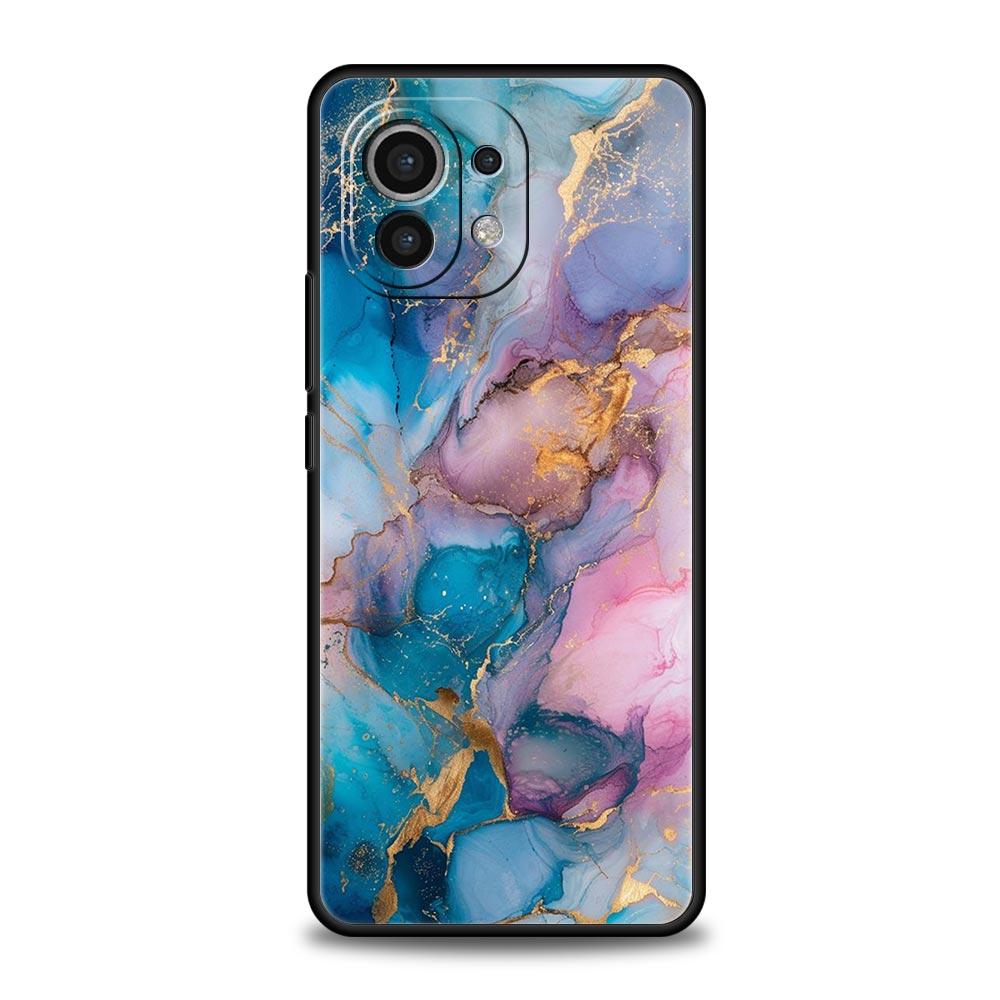 Чехол для телефона для Xiaomi Mi 15 14 14T 13T 12T Pro 12 13 11 Lite 5G 11T X6 X5 Pro Мягкий ТПУ Чехол Модный Мраморный Узор