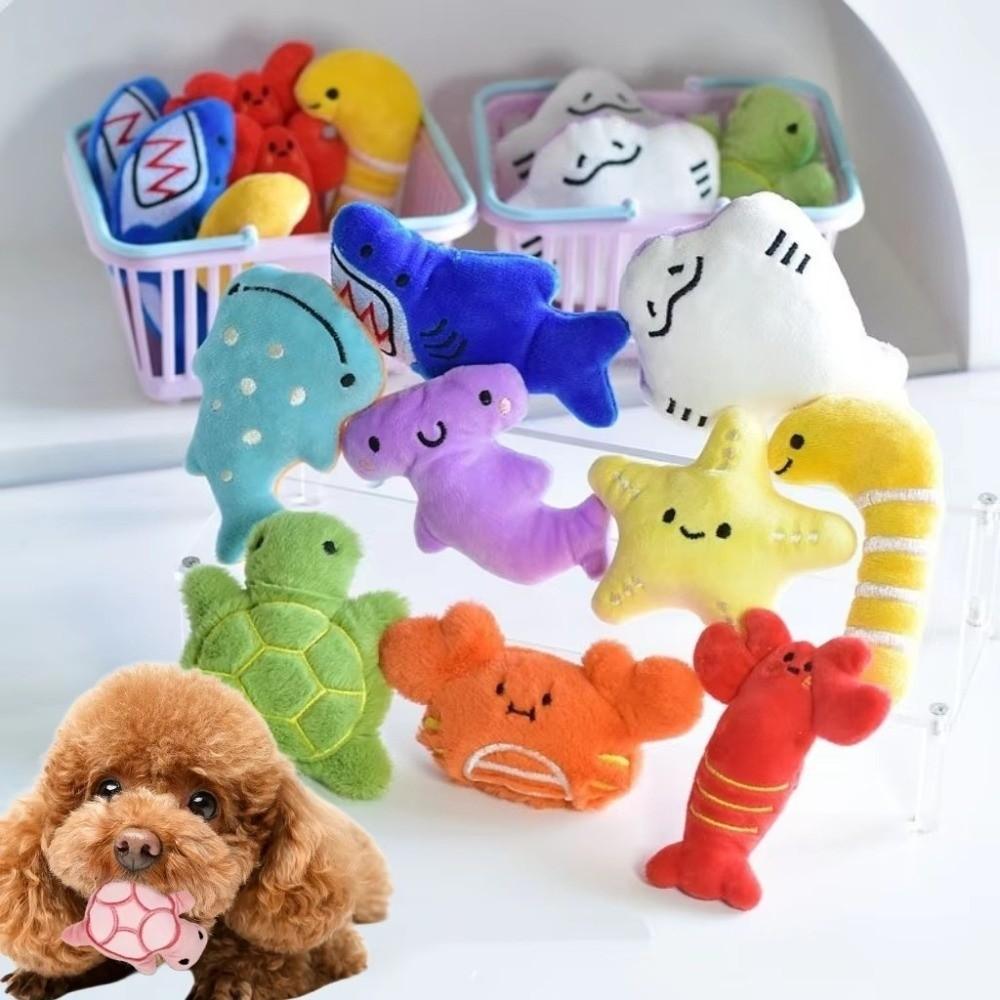 Soft Plush Plush Sound Toys Mini Pet Toys Cartoon Dog Toy Training