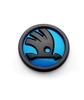 8/9/10cm Emblem Car Front Hood Badge Rear Trunk Sticker for Skoda Octavia Rapid Fabia S Logo A7 Superb KAMIQ Accessories