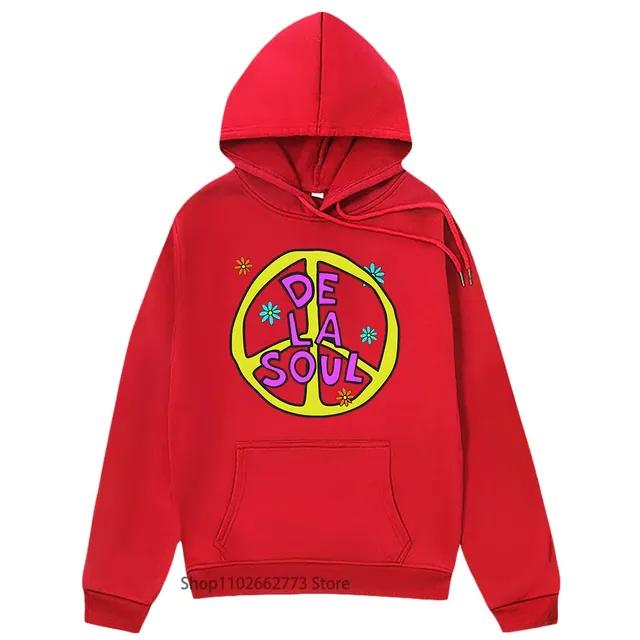 De La Soul Music Hoodies High Street Sweatshirt Fashion Anime Streetwear Женская одежда Топ Harajuku Pullovers