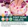 6Pcs Essential Oil Foot Bath Balls Herbal Foot Soak Pills Instant Soak Balls Sweat Balls Bath Salts Ginger Dispel Cold