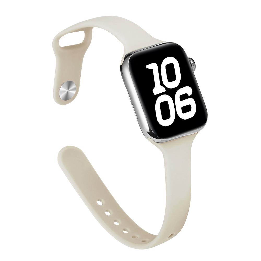 Тонкий силиконовый ремешок для Apple Watch 46 мм Band 44 мм 45 мм 38 мм 42 мм 49 мм Bracelet iWatch Correa Serie 8 7 6 5 SE 4 9 10 ultra 3 2