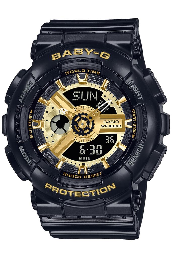 Часы Casio Baby-G (Официальная японская модель) BA-110X-1AJF / -110X-7A1JF / -110X-7A3JF / -110XRG-1AJF Женские Черные / Белые