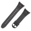 Smooth Surface Watch Band Replaceable Excellent Silicone Wristwatch Strap Replacement for Casio W-96H