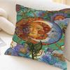 Солнце Небесная Луна Богемная Наволочка Чехол на Подушку Обивка Диван Плед Подушка Домашний Декор Наволочка