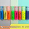 Large Capacity Fluorescent Slanted Tip Marker for Highlighting and Reading - Ideal for Students