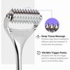 Premium Stainless Steel Facial Massage Roller Set - Deep Tissue Massage Tool for Face, Body, and SPA Care - Acupressure Massager