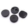 Черная круглая матовая пуговица из смолы для тренча, брюк, пуговиц для шерстяного пальто
