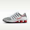 Shox NZ Белый Красный Металлик Серебристый