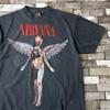 Футболка Nirvana In Utero с красным логотипом XL Футболка рок-группы