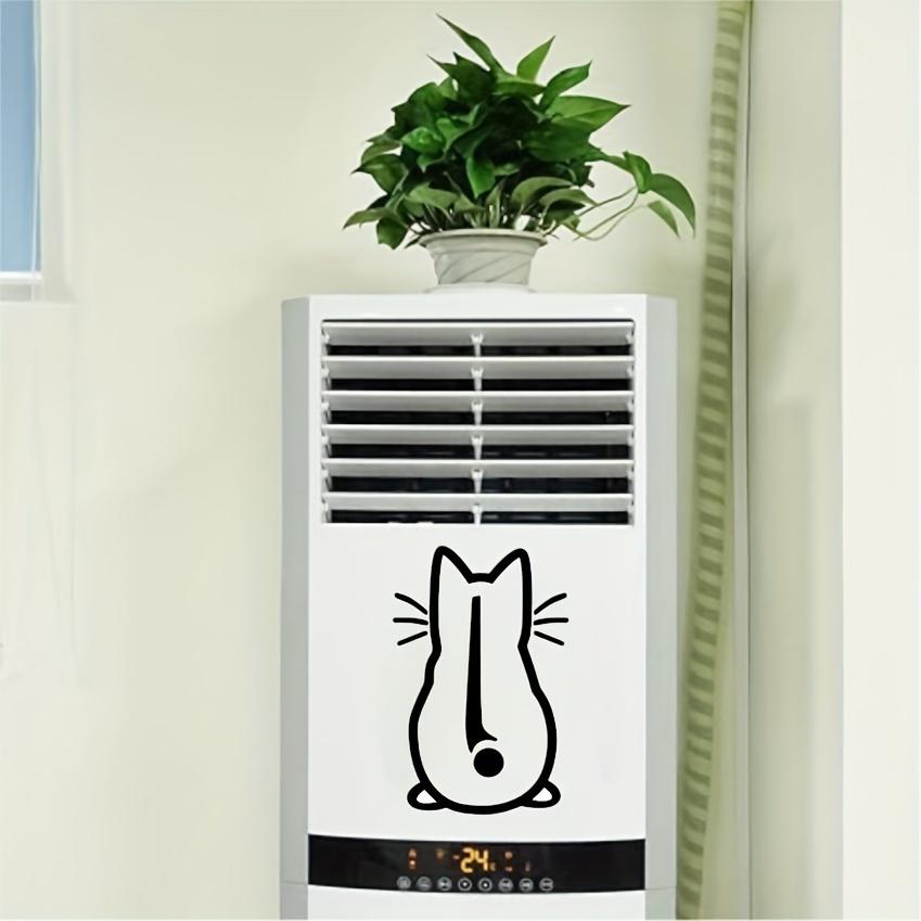 1 шт. Очаровательная наклейка-дворник от дождя с кошкой для двери дома, туалета, окна, наклейка для электромобиля, автомобиля для использования в помещении и на улице