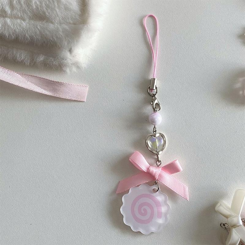 Cute Fish Plate Phone Charms Pendant For Card Book Creative Kawaii Keychain For Phone Bag Accessories