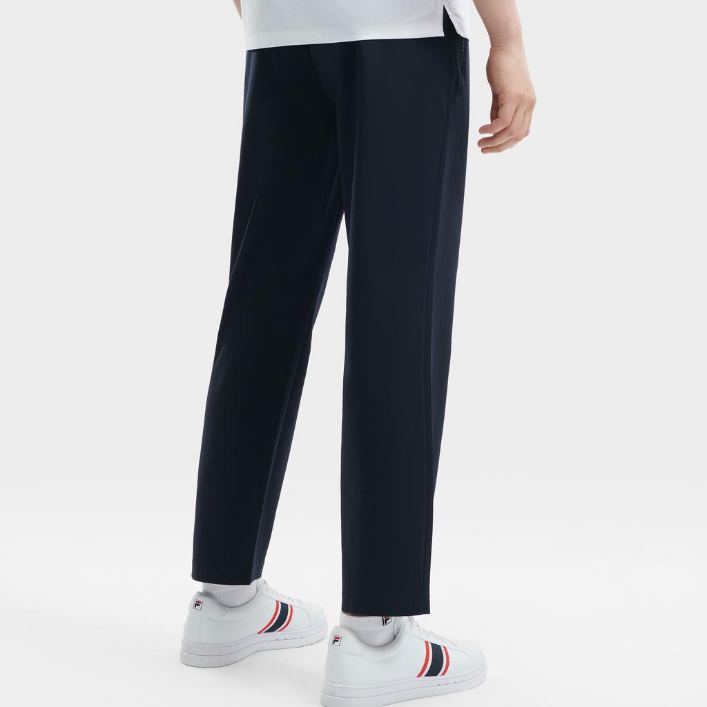 Men's Pants FILA Knitted Sweatpants Men's Legend Blue Thin Slim Fit Pants