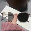 Women'S Fashion Photochromic Myopia Glasses Unisex Ultralight Anti-Uv Near Sight Eyeglasses Men Ladies Vintage Round Eyewear