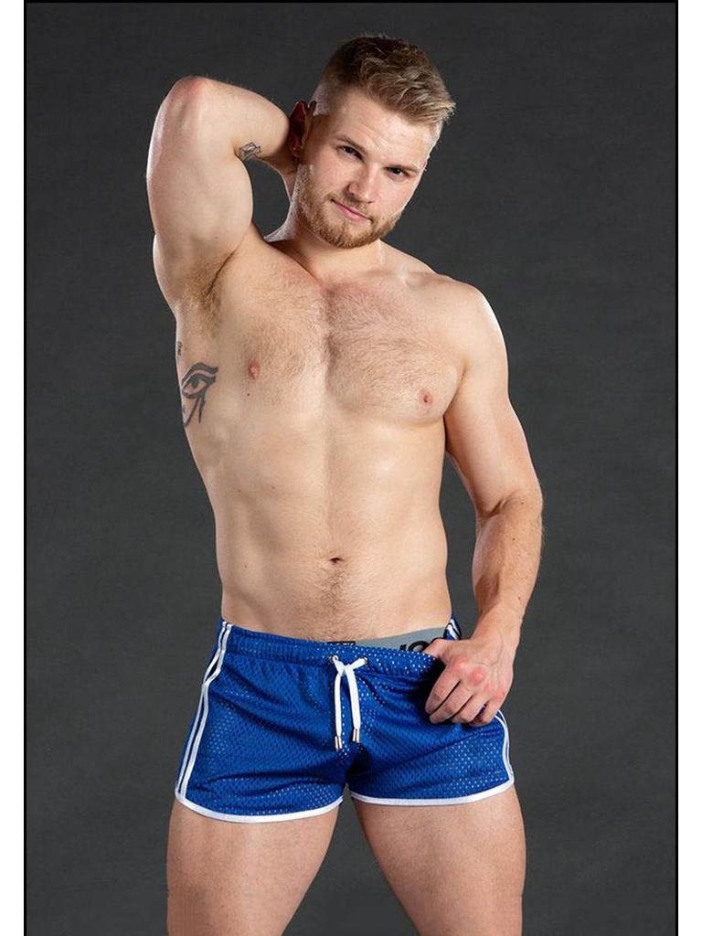 Мужские быстросохнущие дышащие спортивные шорты - Повседневные сексуальные пляжные фитнес-шорты для улицы