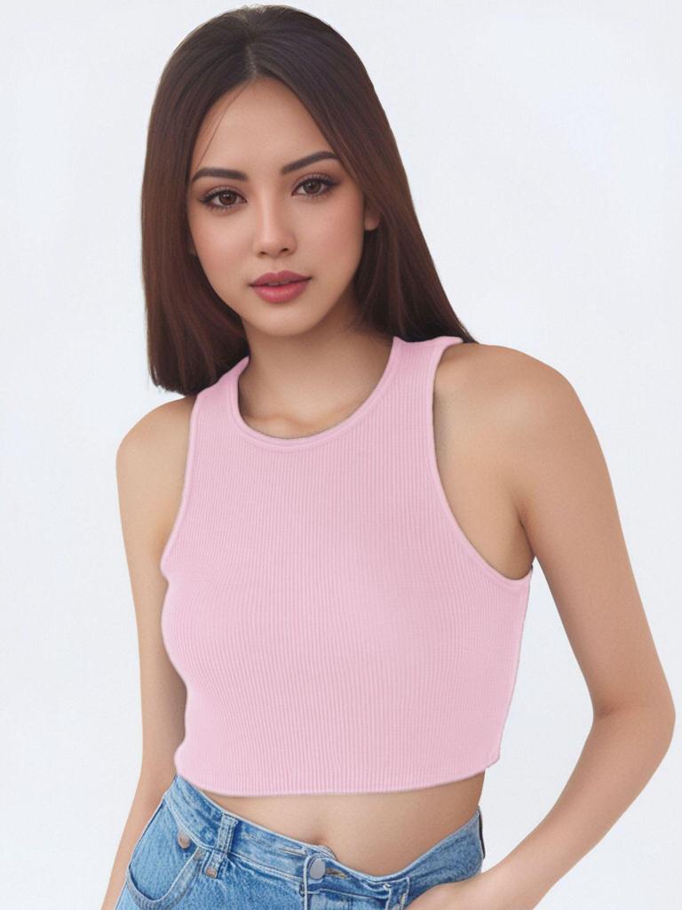 Женский быстросохнущий жилет для йоги без рукавов - закрытый фитнес-топ 