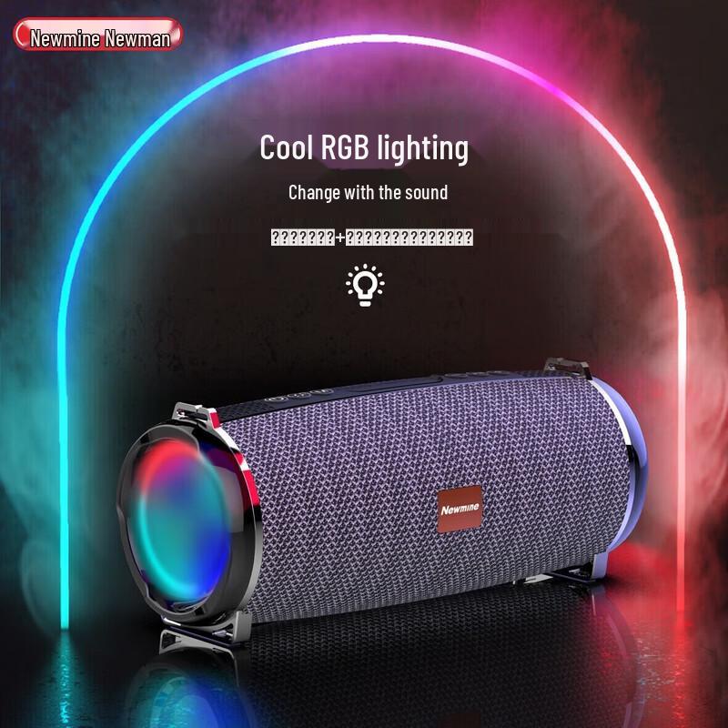 Портативная Bluetooth-колонка Newsmy BT33, штекер CN (адаптер в комплекте)