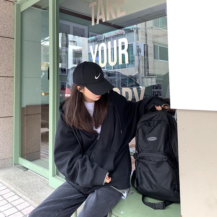 Новая серая толстовка с капюшоном и застежкой-молнией для женщин – Весенняя мода