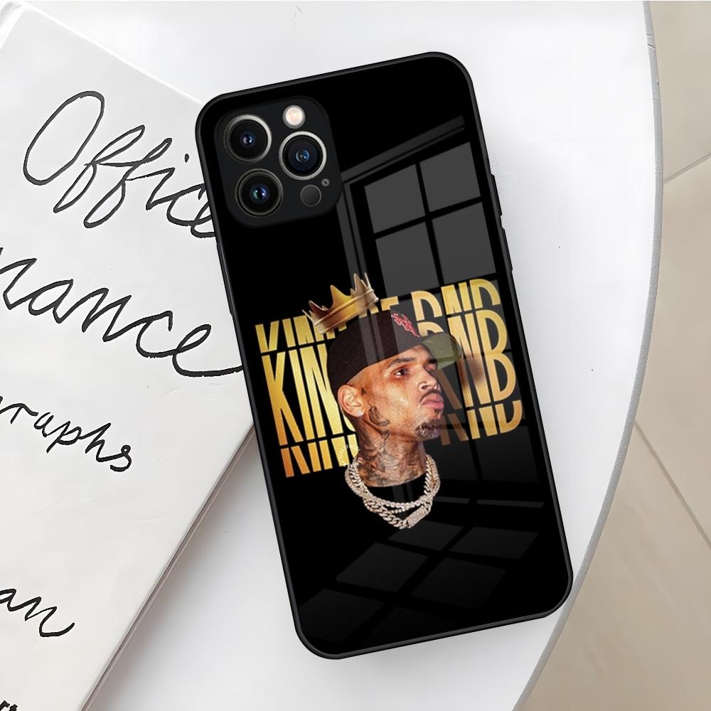 Чехол для телефона Chris Brown 11 11 Певец для Iphone 17 16 Air 15 14 12 11 13 Pro Max Mini X Xr Xs Se Puls стеклянный Чехол