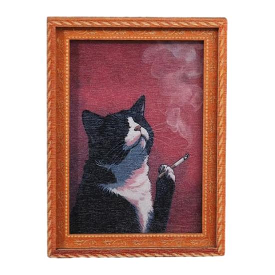 1/2/4 шт. Магнит на холодильник с бунтующим котом, живопись, для дома, офиса, кухни, белая доска, шкафчик, холодильник, мультяшный кот, арт, магнитное украшение