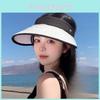 Sun Protection Large Brim Folded Sun Hat For Women Summer Lightweight Uv Shielding