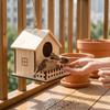 Parrot Mating Box Wood Bird House Bird Cage Bird Feeder House Bird Nest  Garden Decoration