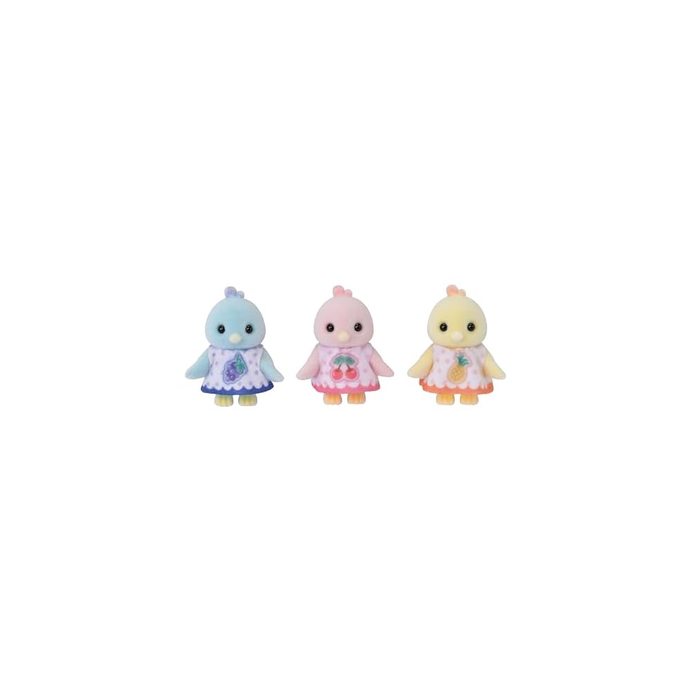Sylvanian Families Citrus Bird Family Doll Set for Ages 3 and Up Toy House