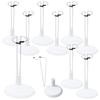 So Happy Doll Figure Drawing Figure Display Plastic Set of 10 I'm Stands, Bases, Stands, Models, (White/20cm)