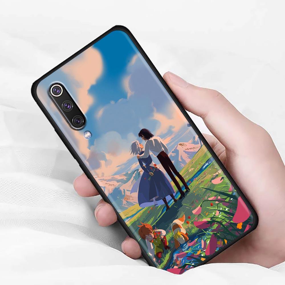 Миядзаки Хаяо аниме «Ходячий замок Хаула» мягкий чехол для Xiaomi Mi 9 9se 8 10 T A2 Lite 10S 9T CC9 Note 10 Pro 9Lite чехол Fundas