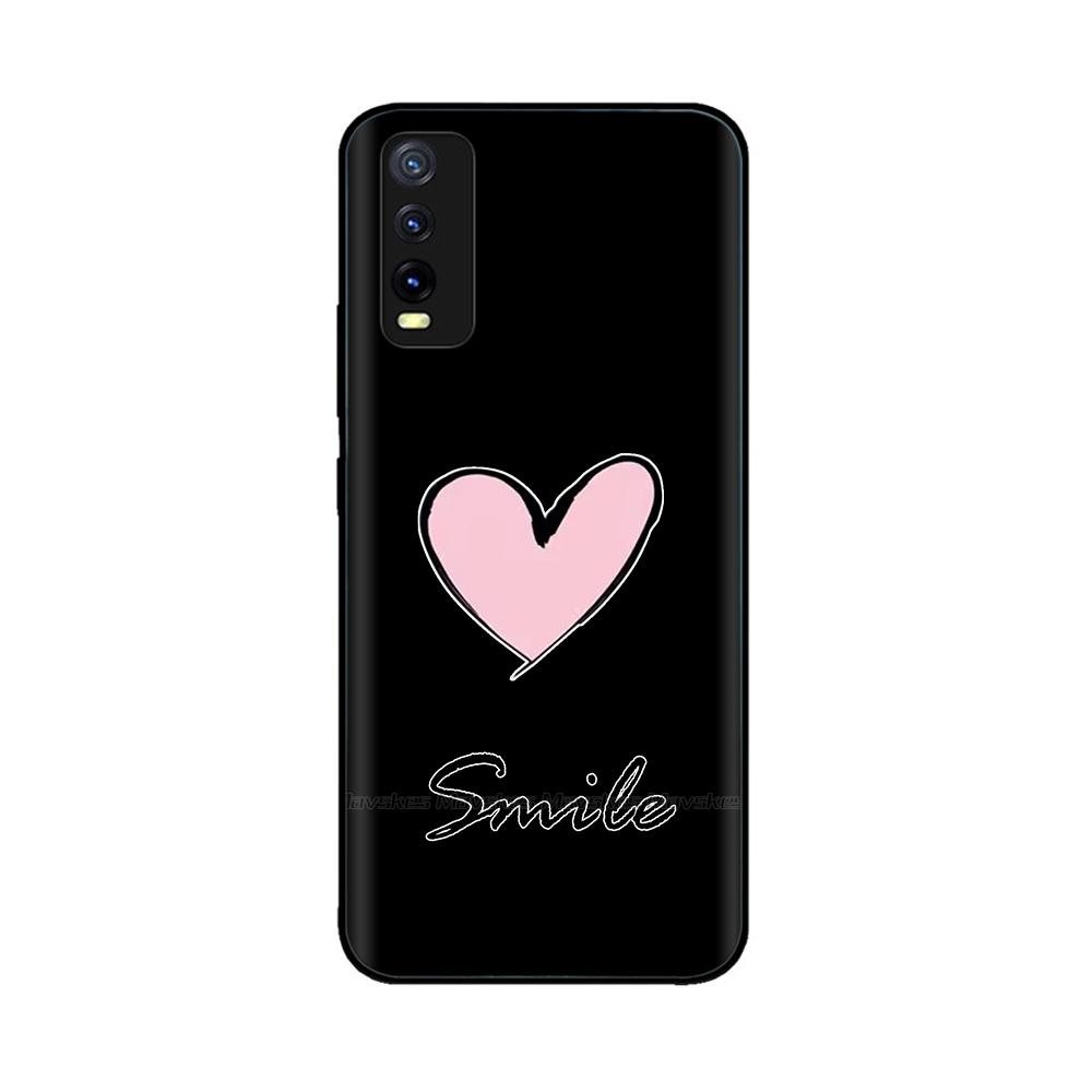 Для Vivo Y20 Y20i Y20a Y20s Vivo Y11s Y12s Чехол для телефона Милый Защита камеры Задняя крышка Для Vivo Y20 2021 V2027 Силиконовые Fundas