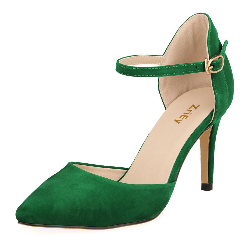 Женские модные туфли для офиса Элегантные туфли-лодочки на тонком среднем каблуке Острый нос Высокие босоножки Босоножки на платформе