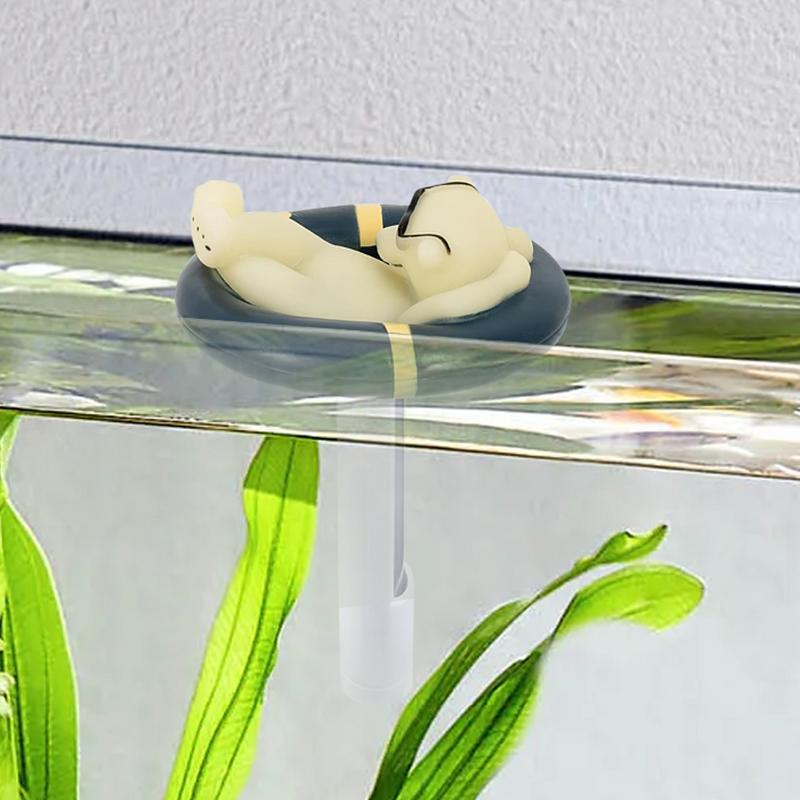 Swimming Pool Thermograph Floating Water Temperature Monitor For Pool Polar Bear Animal Shape Precisice Measurement Tool For
