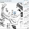 Крышка омывателя переднего бампера для Mercedes-Benz W166 ML300 (A1668600108, A1668600208)