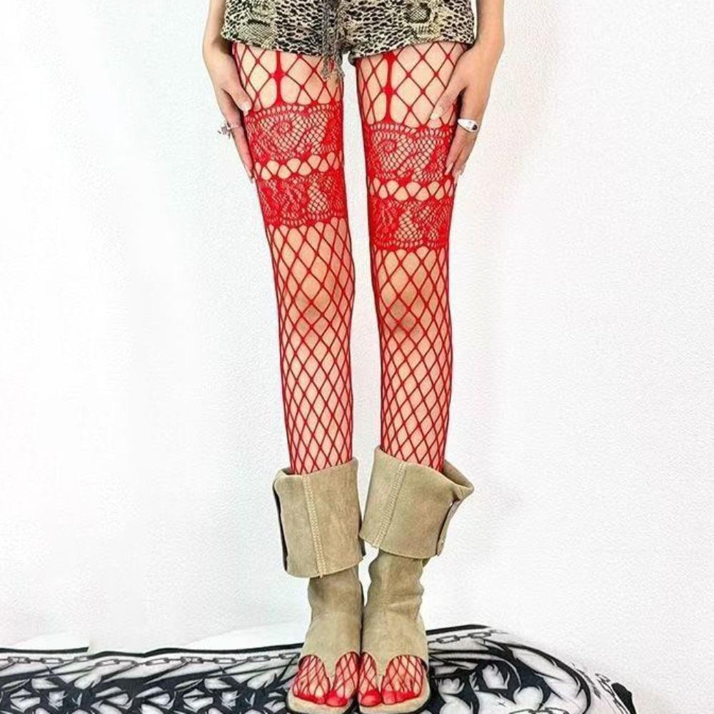 Thin Mesh Fishnet Stockings Nylon Material Mesh Tights Cool Pantyhose Women Wear