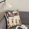 Kwaii Anime The DDaltons Cushion Cover Elegant Comfort Pillowcase Sofa Bed Doublesided Printed Invisible Zipper Home Decor