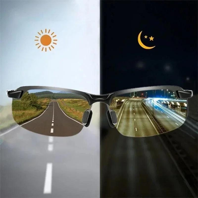 Men Night Vision Glasses For Driving Yellow Glasses Pc Frame Sunglasses Outdoor Glasses To Handle At Night Anti Glare Gafas