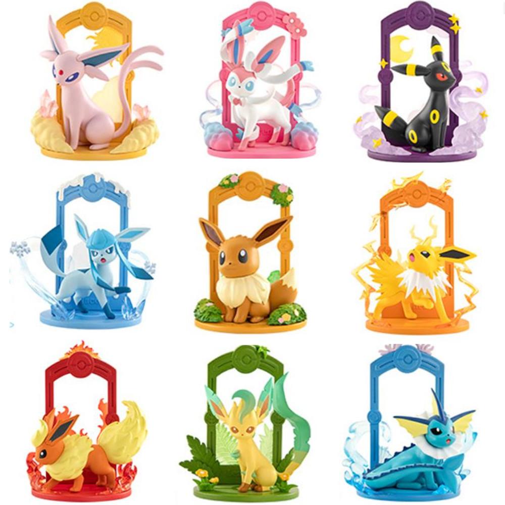 1 шт. Покемон Иви Фигурки Действия Эволюционные Формы Сильвеон Эспеон Умбреон Флареон Вапореон ПВХ Модель Коллекция Подарок Ребенку Игрушка