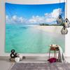 Nature Beach Scenery Wall Art Tapestry Turtle Tapestry Wall Decor Backdrop Cloth Living Room Bedroom Room Home Decor