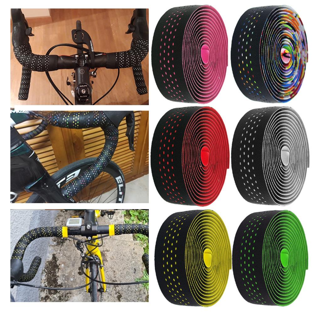 1 пара дорожных велосипедных рулей, аксессуары для велосипеда, велосипедные аксессуары, мягкая искусственная противоскользящая лента из ЭВА, MTB, велосипедная лента, амортизирующая ручка