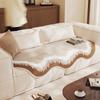 Северная Европа Senior Sense Summer Ice Silk Необычная форма Диванная подушка Heart Ning Гостиная Диван Чехол Ткань Нескользящая
