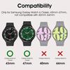 Кольцо-безель для Samsung Galaxy Watch6 Classic 43 мм 47 мм из нержавеющей стали с шкалой времени, защитный бампер, аксессуар для Watch 6